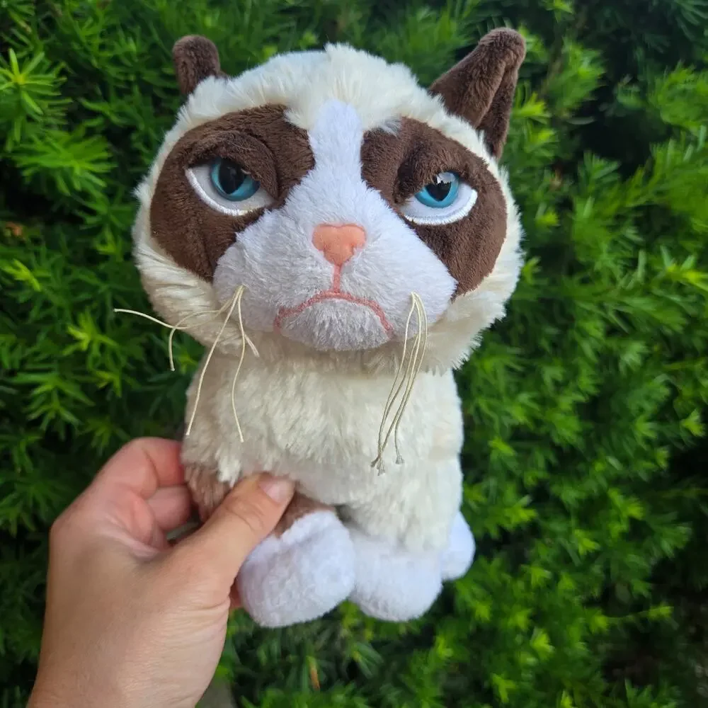 Grumpy Cat stuffed animals by Ganz and Ripple‎ Junction lot of two. Read